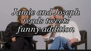 Joseph Quinn and Jamie Campbell Bower reads thirst tweets  funny moments [upl. by Rheta]