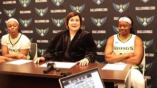 DALLAS WINGS POST GAME PRESS CONFERENCE 071724 wnba dallaswings [upl. by Odnumyer]