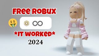 HOW TO GET FREE ROBUX IN 2024 100 Working [upl. by Colligan]