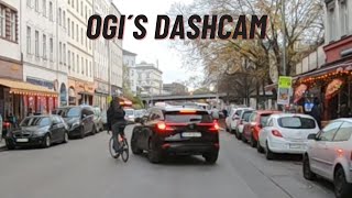 Fahrrad übersehen Chaos pur und Verfolgungsjagd mit Radfahrer OGIS DASHCAM [upl. by Sidoney]