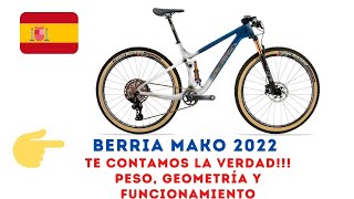 NUEVA BERRIA MAKO 2022 Análisis Técnico Geometría Pesos y más [upl. by Coonan]