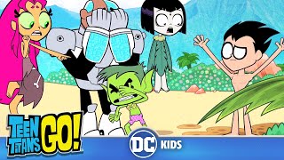 Teen Titans Go em Português  Melhores Momentos da Ilha do Desejo Louco  DC Kids [upl. by Aniham]