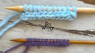 How to Knit an ICord and How to Do The ICord Cast On Method  So Woolly [upl. by Ayotan]