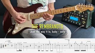 The Rembrandts  Just the way it is baby Solo Cover 5 [upl. by Pendleton]