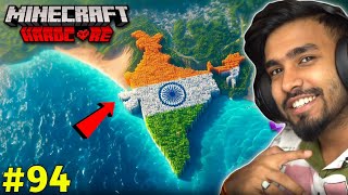 TECHNO GAMERZ BUILD A BIGGEST INDIA MAP IN REALISTIC MINECRAFT I TECHNO GAMERZ I UJJWAL GAMING [upl. by Yhotmit427]