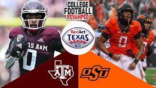 Texas Bowl 2023 Simulation  Texas AampM vs Oklahoma State [upl. by Abigale]