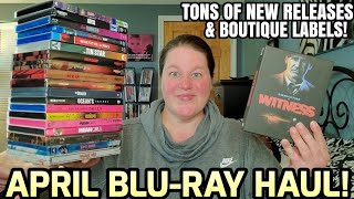 APRIL 2024 BLURAY HAUL so many new releases and boutique label pickups [upl. by Cinda]