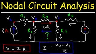 Node Voltage Method Circuit Analysis With Current Sources [upl. by Eened788]