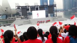 National Day parade 2013 NE1 The Red Lion Ft Shirley Ng [upl. by Eliza]