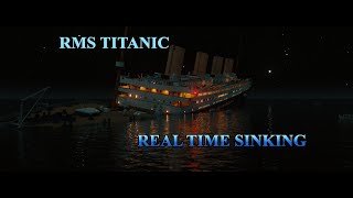 The Sinking of The RMS Titanic Real Time [upl. by Ellesor939]