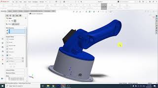 5DOF robot arm assembly SOLIDWORKS 2020 [upl. by Cram]