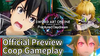 SWORD ART ONLINE Fractured Daydream Coop Gameplay Preview  Gamerturk SAO [upl. by Ahsirahc]