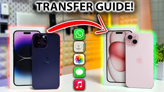 2023 GUIDE  How to Transfer ALL your iPhone Apps and Data to a New iPhone  SO EASY [upl. by Izak241]