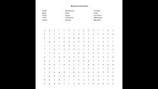 Creating a Word Search in Google Docs [upl. by Irmgard]