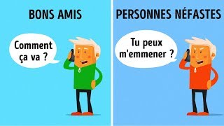 10 Différences Entre Les Bons Amis et Les Amis Toxiques [upl. by Arikat]