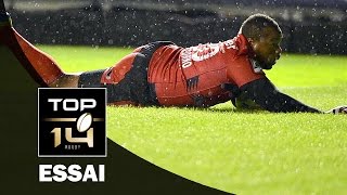 Lessai de Mathieu Bastareaud Toulon TOP 14  Bayonne  Toulon  J1  Saison 201415 [upl. by Hahcim]