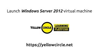 Windows Server 2012 in Yellow Circle [upl. by Watters]