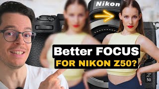 Better AUTOFOCUS for Nikon Z50  Z5 Firmware update 24 tested [upl. by Jehiah]