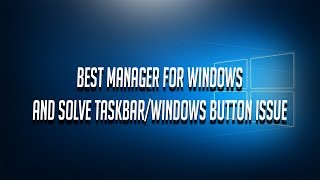 BEST APP FOR WINDOWS  ADVANCED SYSTEMCARE 10 KEY  HOW TO SOLVE TASKBARWINDOWS BUTTON ISSUE [upl. by Esiralc829]