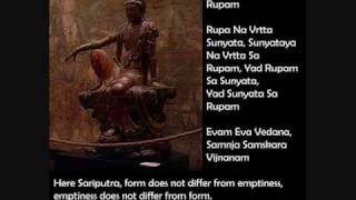 Heart Sutra Prajna Paramitha Hridaya Sutra  lyrics Sanskrit and English [upl. by Gautious]