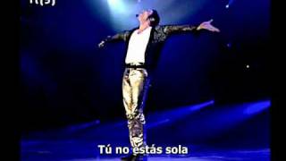 Michael Jackson  You are not alone Live HD Subtitulado español HQ [upl. by Derina423]