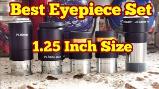 Best Budget Eyepiece Set 125 Inch Size [upl. by Kcirdla453]