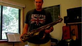 Playtest of Matt Stohrer Overhaul on 1954 Selmer Mark VI [upl. by Nalor414]