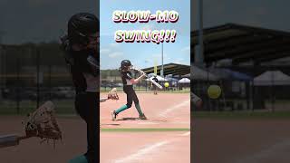 Epic SlowMo Swing Power in Motion  Fastpitch Softball Mastery [upl. by Hertberg]