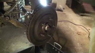 2000 Ford Expedition  Removing Rusted Stuck Brake Rotors [upl. by Enyedy]