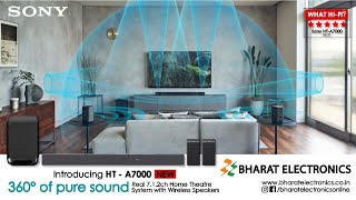 Sony HTA7000 first look  Unboxing Sony best soundbar first time  Bharat Electronics Unboxing [upl. by Tsnre]