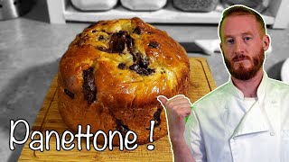 PANETTONE au Chocolat 😊 🍫🍪 Recette SIMPLE [upl. by Annadroj]