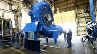 The Fabrication and Assembly of an 85MW Francis Turbine at Ebco Industries [upl. by Eceinej]