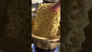 ramen hacks  creamy buldak carbonara [upl. by Tamsky]