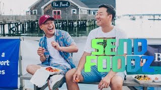 Maine Lobster Festival Send Foodz w Timothy DeLaGhetto amp David So [upl. by Assennej]