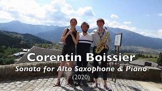 Corentin Boissier quotSonata for Alto Saxophone and Pianoquot 2020 – Armelle Verguet amp Mathilde Verguet [upl. by Norel]