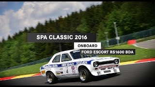 Ford Escort RS1600 BDA  Spa Classic R de Borman  C Van Riet HD [upl. by Cassella]