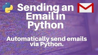 Comment envoyer des emails avec un script python [upl. by Basilio]