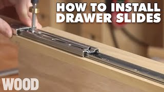 Drawer Slide Tutorial Mounting Types [upl. by Atte]