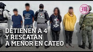 Confirma fiscalía cuatro sujetos detenidos y rescate a menor tras cateo en Jiutepec [upl. by Zirtaeb]