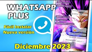 NUEVO WHATSAPP PLUS Ultima Versión  Whatsapp Plus Extremo  Ultimo Whatsapp Plus 2023 [upl. by Rachelle]