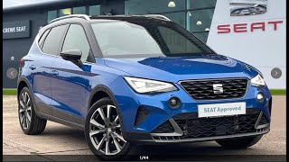 Approved Used SEAT Arona 10 TSI FR Limited Edition Euro 6 ss 5dr  Crewe SEAT amp CUPRA [upl. by Cacka]