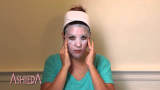 How to use the Natural Collagen Facial Mask by Ashieda [upl. by Baseler475]