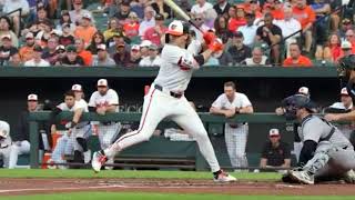 Gunnar Henderson Slow Motion Home Run Baseball Swing Hitting Mechanics Stance Hit Gunner [upl. by Solis]