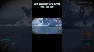 MOST DANGEROUS NAVAL BATTLE  WORLD OF WARSHIPS shorts [upl. by Htiderem]