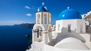 Nature Relaxation Video Greek Islands Santorini Extended Length Relaxation 1080p [upl. by Lezirg]