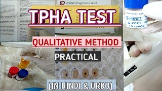 TPHA Syphilis Practical step by stepQualitative method explained in an easy wayHindi amp Urdu [upl. by Ydnyl]