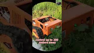 Vigorun remotely controlled track lawnmower for salemower remotecontrolmower [upl. by Attah]