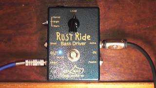 Hao Rust Ride Bass Driver with Fender Deluxe Precision Bass Special [upl. by Inilahs]