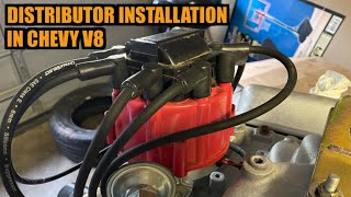 How To Install A Distributor In A Small Block Chevy [upl. by Yngiram]