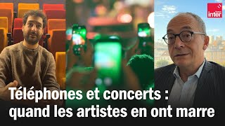 Téléphones et concerts  quand les artistes en ont marre [upl. by Byler356]